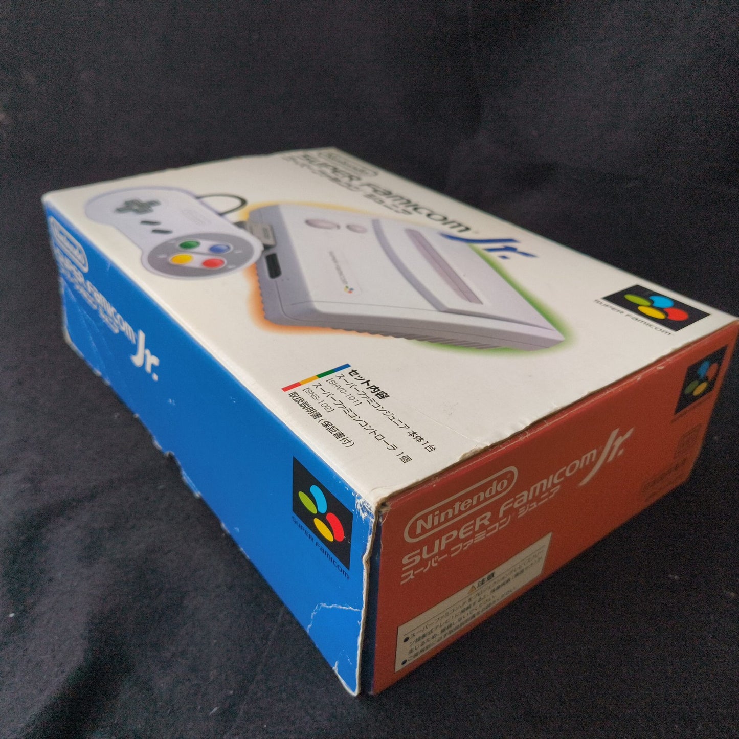 Nintendo Super Famicom Jr. (SNES) Console w/Pad and Box set, Working, Japan