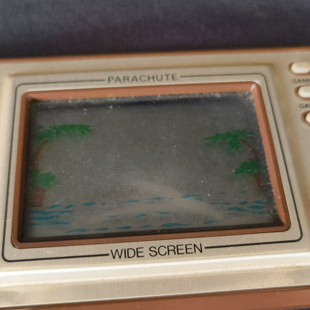 Boxed Nintendo Game & Watch Parachute PR-21 Retro Handheld Junk Burned LCD Japan
