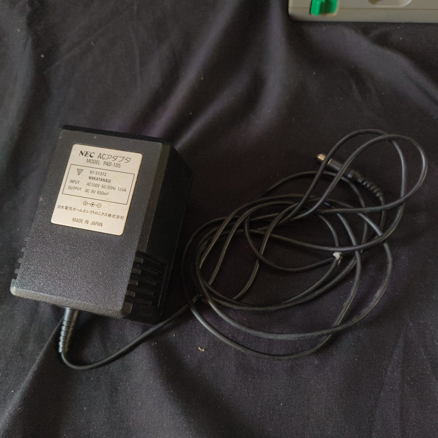 NEC PC Engine CoreGrafx II Console Only Powers On Gray Screen Junk For Parts