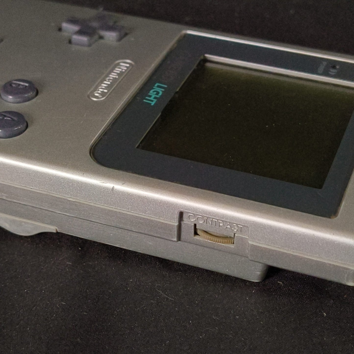 Used, Nintendo Gameboy Light Silver color console MGB-101, Working, Japan