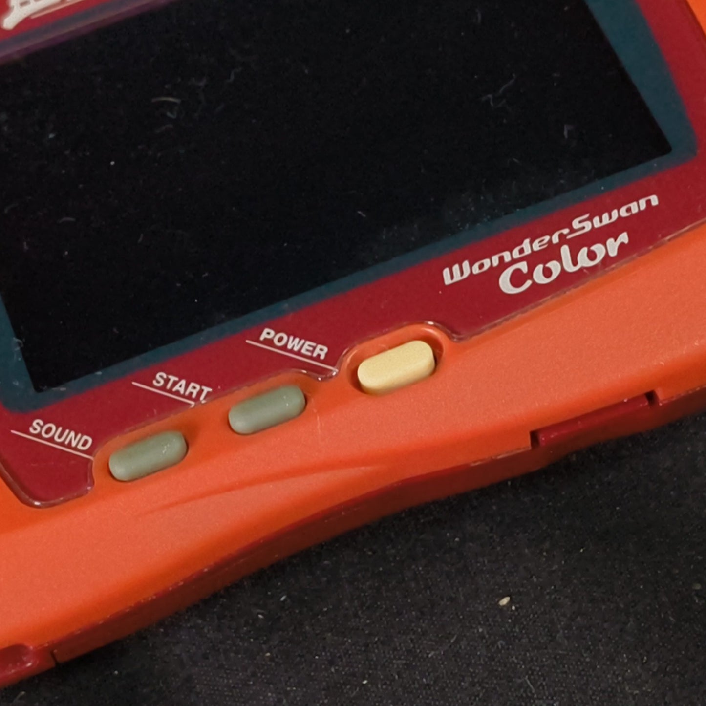 Defective, WONDERSWAN Color Console GUNDAM CHAR's ZAKU II Red Ver., Working.