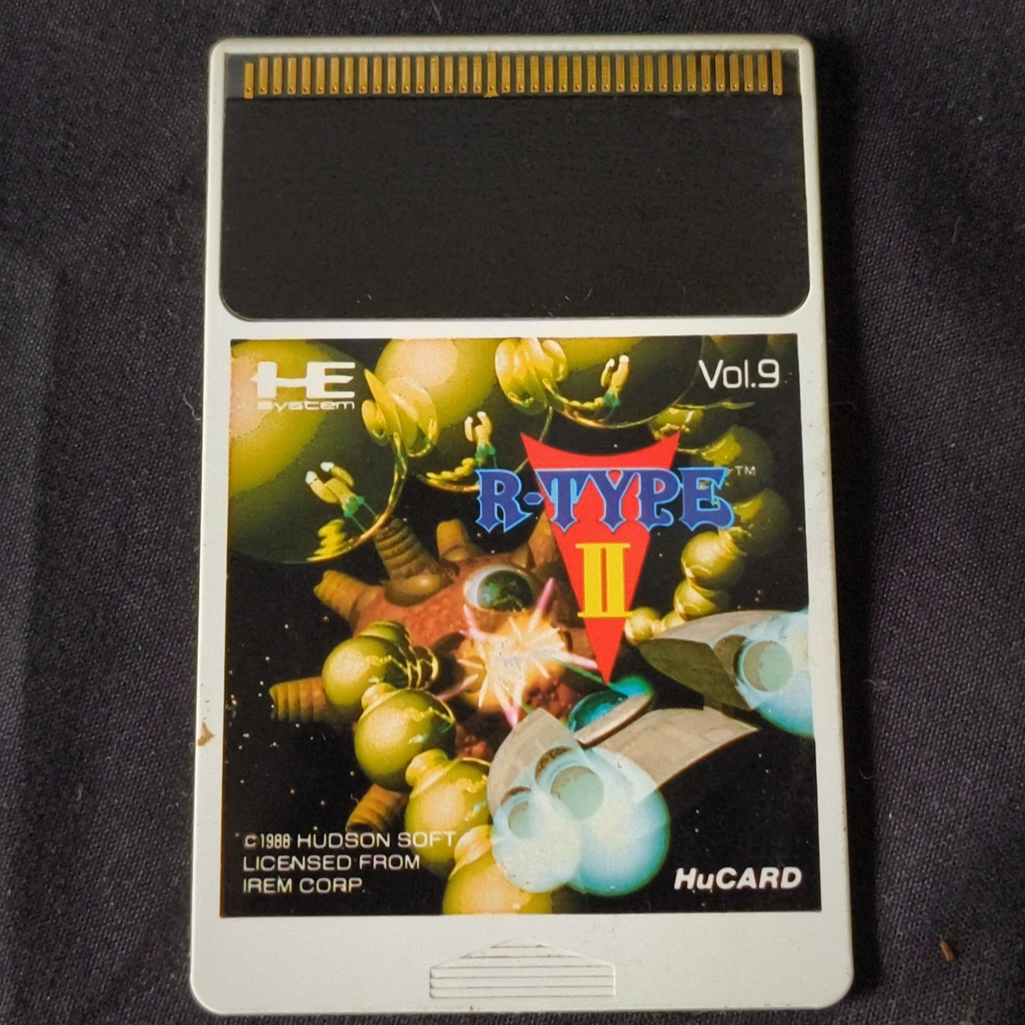 R-TYPE Part 1 and 2 NEC PC Engine TurboGrafx-16 PCE game, Hu-cards only, Working