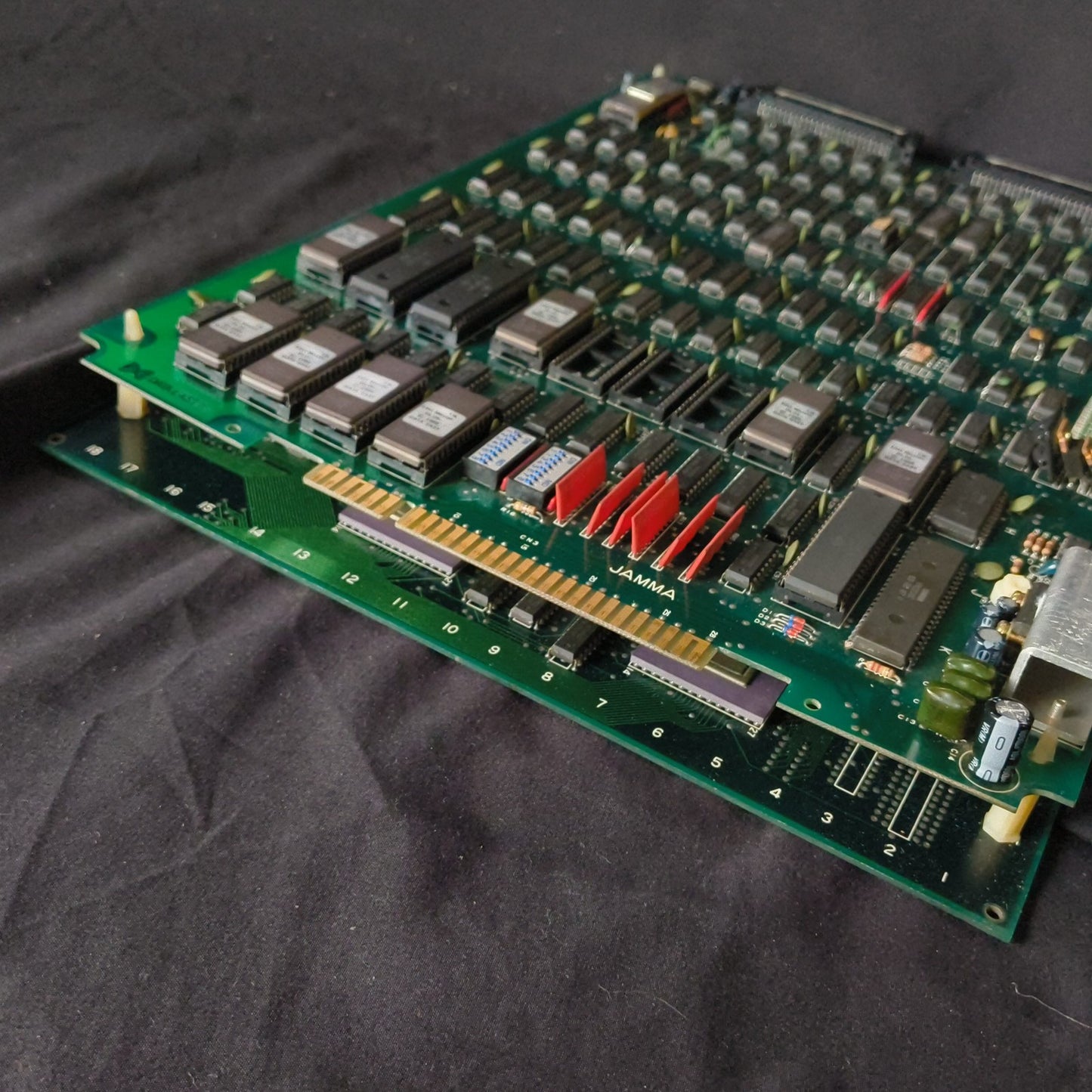 Last Mission Data East JAMMA Arcade Game PCB system Board, Working, Japan