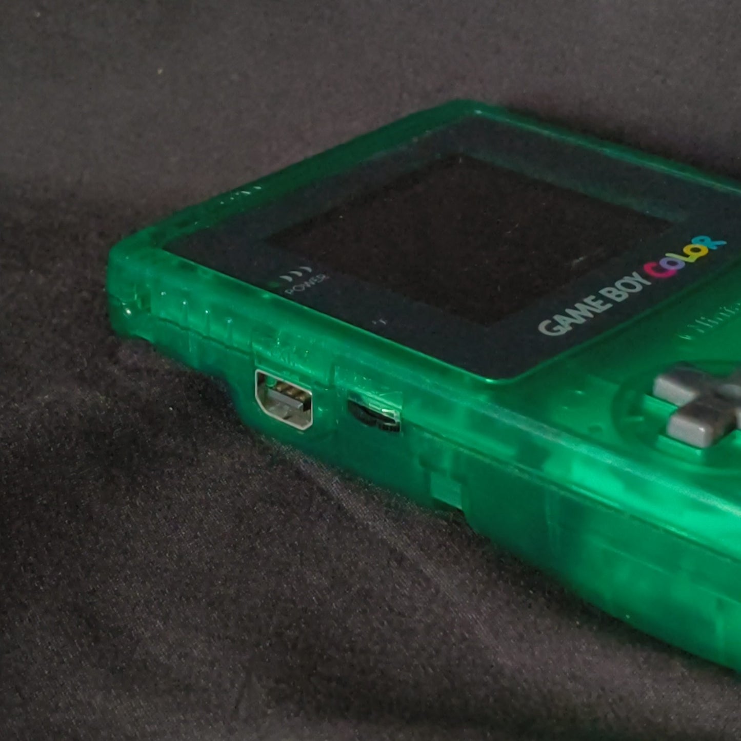 Nintendo Gameboy Color Toys R Us Limited edition Greeh console and Game, Working