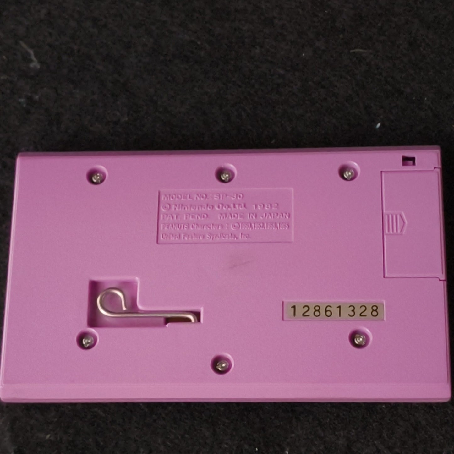 JUNK, Nintendo Game & Watch Snoopy Tennis SP-30 Wide Screen Boxed - Sound Works