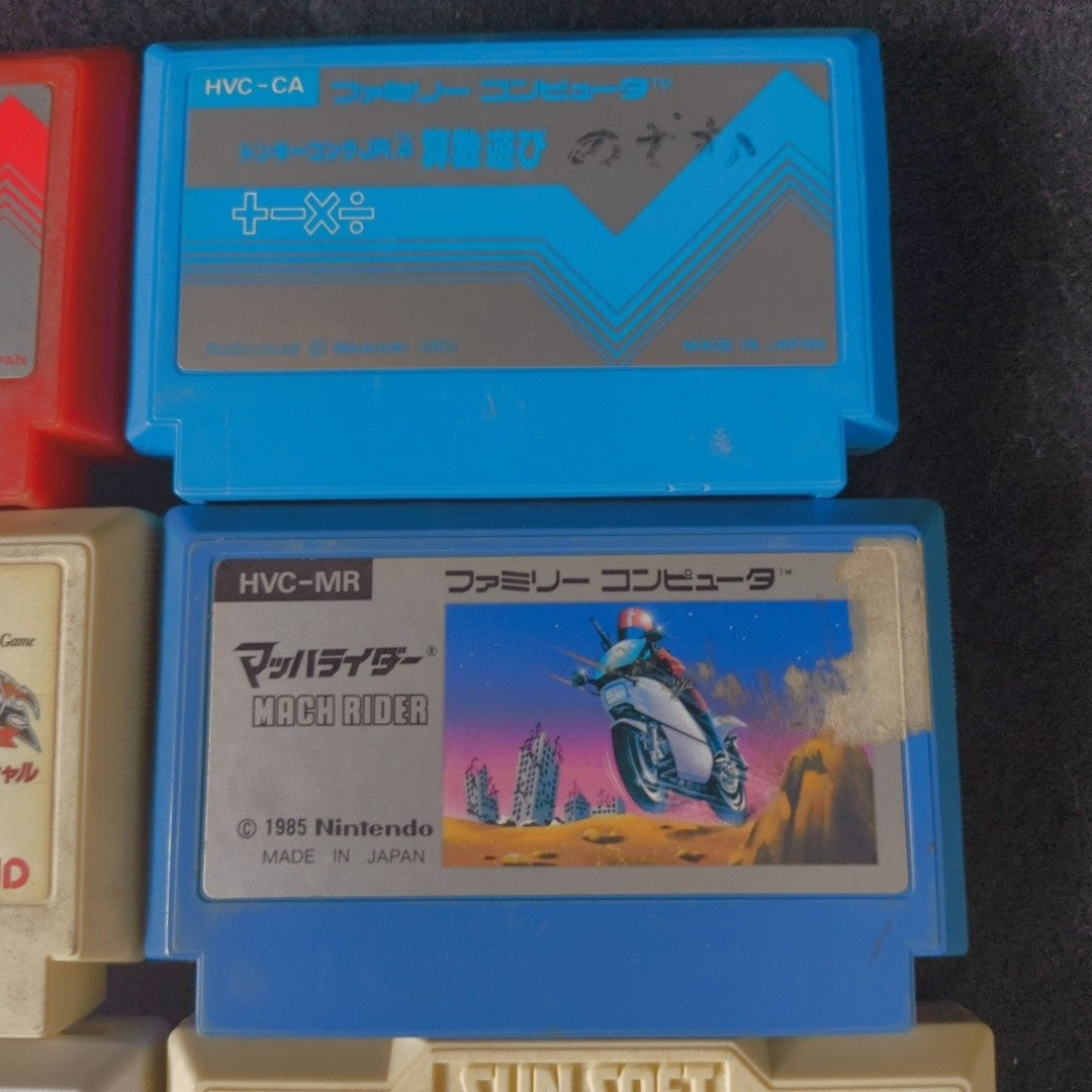 Wholesale lots of 15 Nintendo Famicom FC NES Game Cartridges set, Japan, AS-IS