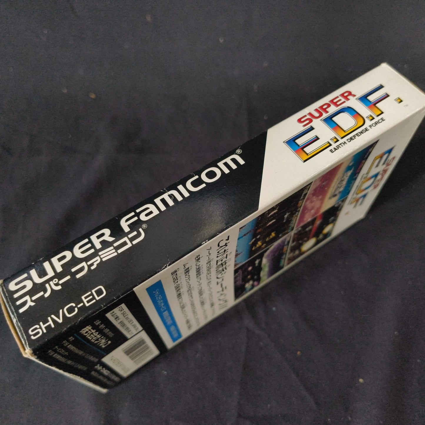 Super E.D.F. Earth Defense Force Nintendo Super Famicom Cart set, Working, Japan