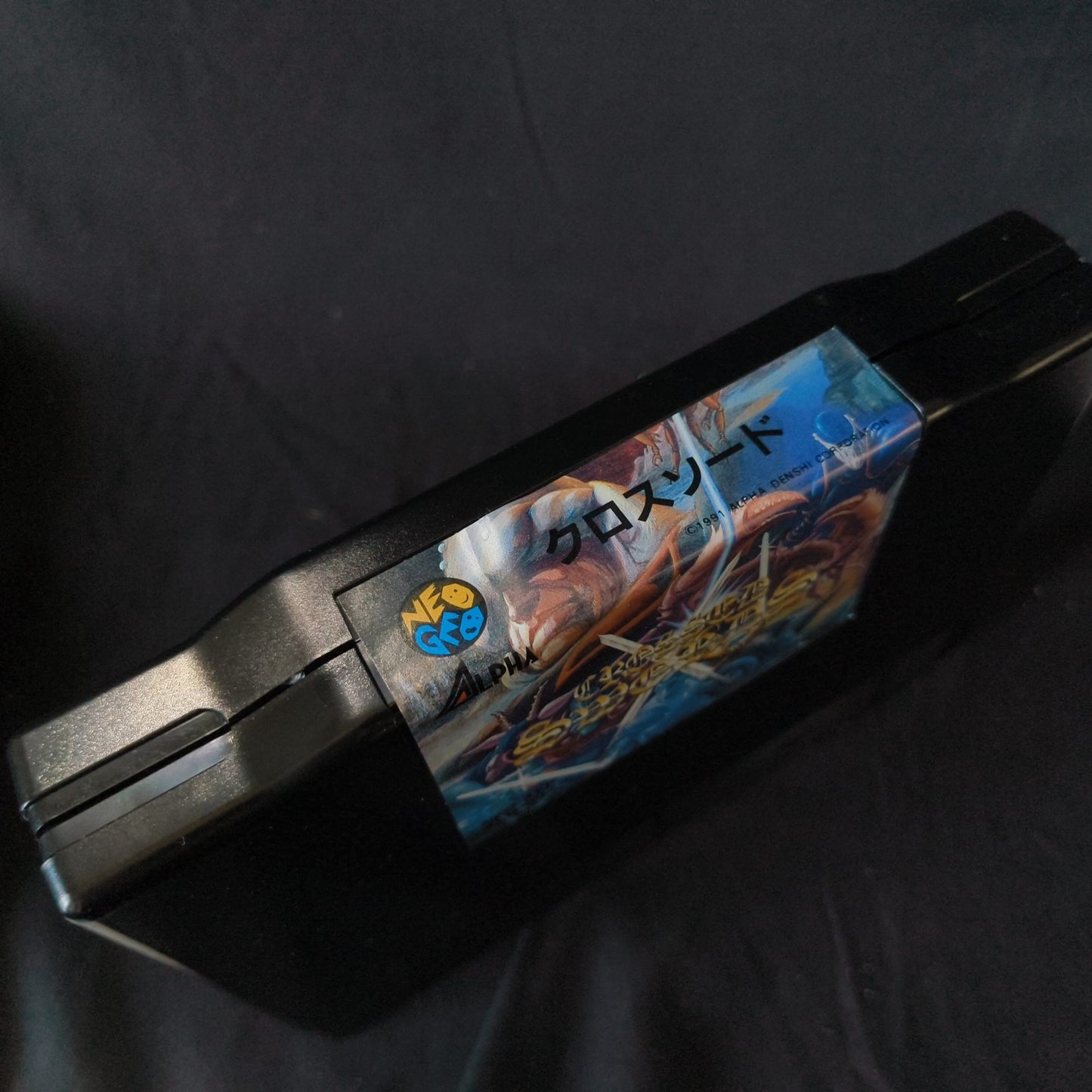 CROSSED SWORDS SNK NEO GEO AES Cartridge, Manual, Boxed set, Working, Japan
