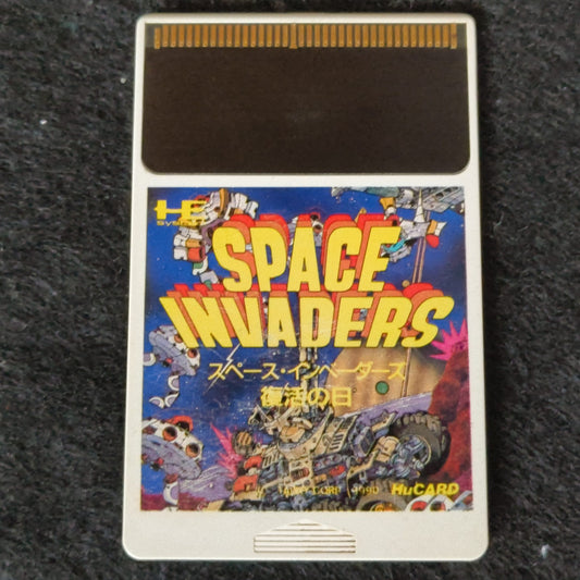Space Invader NEC PC Engine TurboGrafx-16 PCE game, Hu-card only, Working, Japan