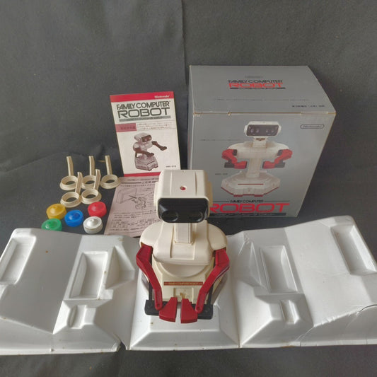 Nintendo Famicom Robot R.O.B.(Robotic Operating Buddy),with manual, Box, Japan