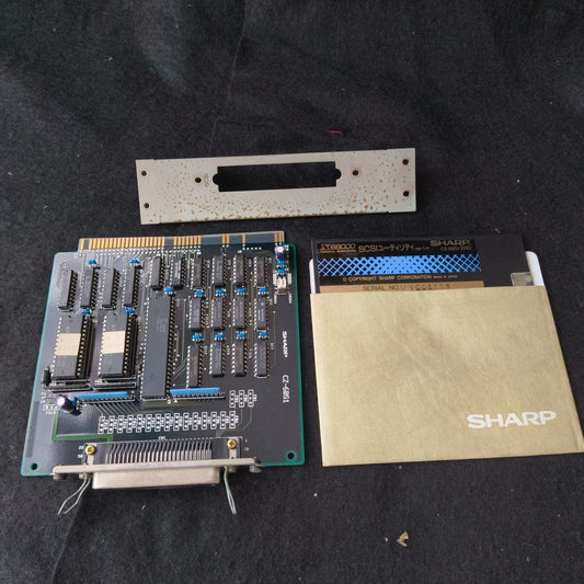 Untested, Sharp X68000 SCSI Interface Board CZ-6BS1 Utility Floppy Disk Panel