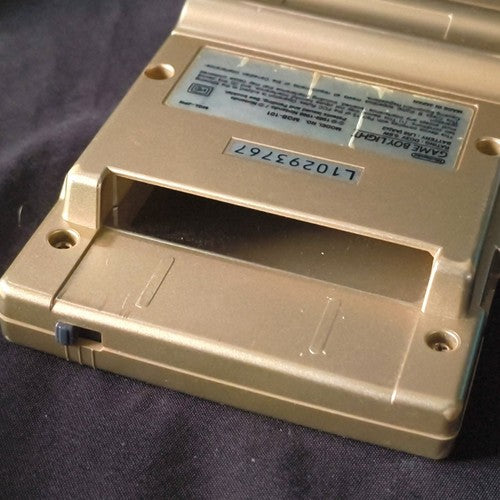 Nintendo Game boy Light Gold color console MGB-101,Manual, and box set, Japan