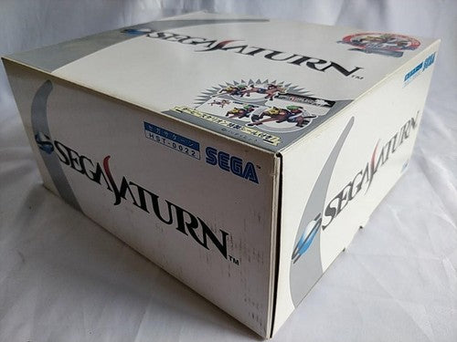 SEGA Saturn SS Limited Derby Stallion Blue Skeleton Console HST-3220, Working