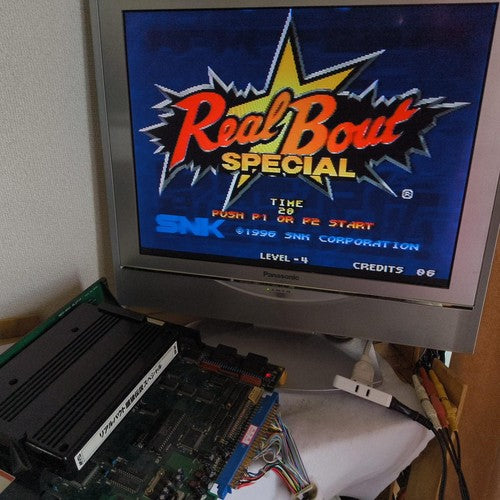 REAL BOUT Fatal Fury Special RBS NEOGEO MVS Cartridge and Instruction cards set