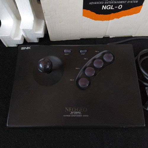 SNK NEO GEO Fighting JOY STICK Controller with Box set, Working, Japan