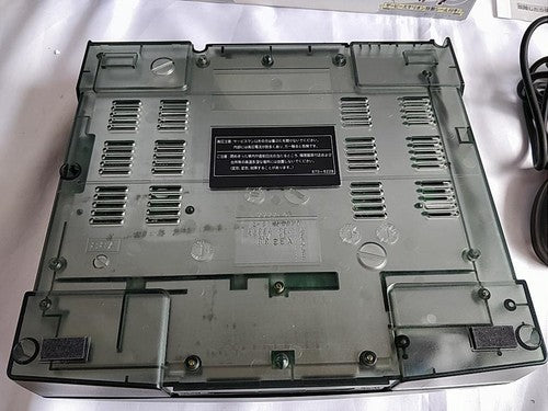 SEGA Saturn SS Limited Derby Stallion Blue Skeleton Console HST-3220, Working