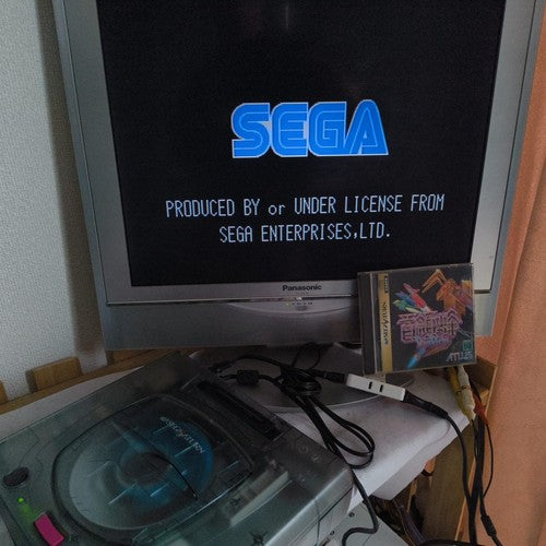 DONPACHI SEGA Saturn shooter Game Japan/Game Disk, Manual and Box set, Working