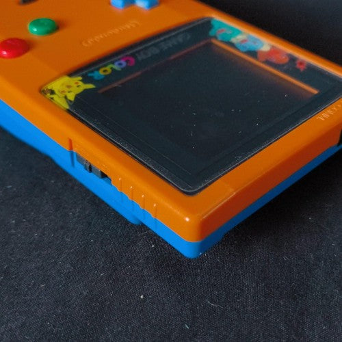 Nintendo Gameboy Color Pokemon Limited edition Orange color console , Working