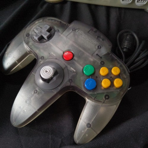 Nintendo 64 Clear Smoke Gray limited edition Console, Pad, Cable, Japan, Working