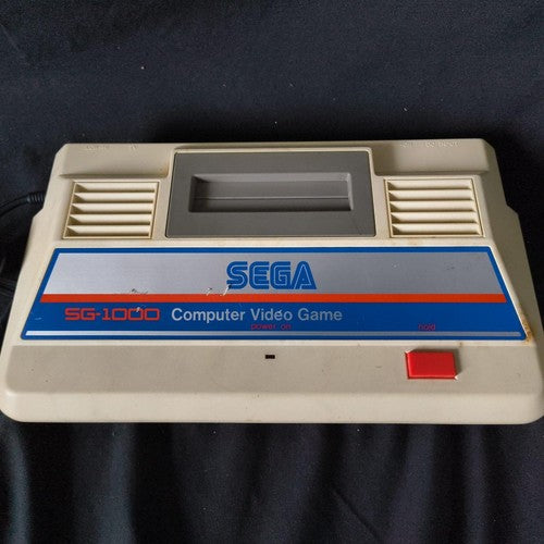 Used, SEGA SG-1000 Console System, Installed Pad, PSU and Game, Working, Japan