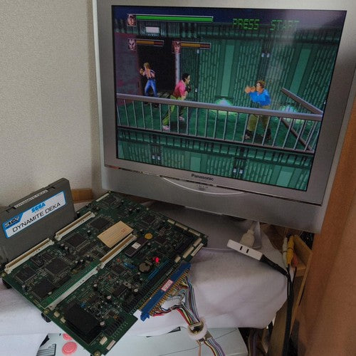 SEGA ST-V STV System JAMMA Motherboard (A Board) Arcade Game, working, Japan