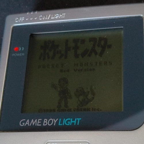 Used, Nintendo Gameboy Light Silver color console MGB-101, Working, Japan