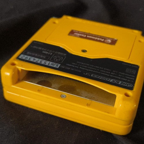 Used, Nintendo GAMEBOY ADVANCE SP Pokemon Center limited Pikachu Yellow console