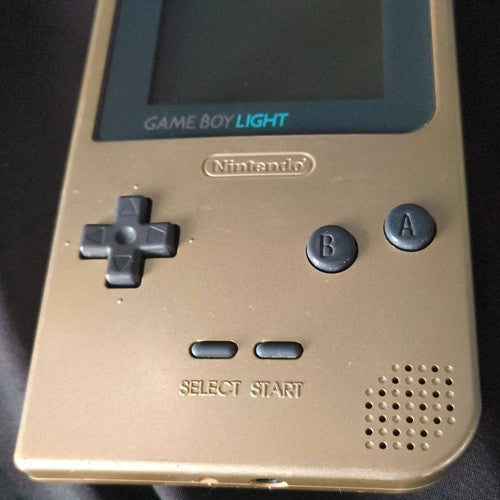 Nintendo Game boy Light Gold color console MGB-101,Manual, and box set, Japan