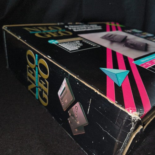 SNK NEOGEO AES ROM cartridge system Console NEO-0, w/PSU, Pad, Box set, Japan