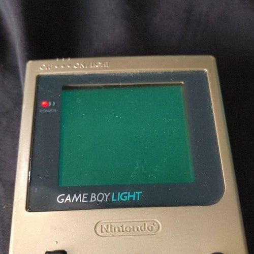 Nintendo Game boy Light Gold color console MGB-101,Manual, and box set, Japan