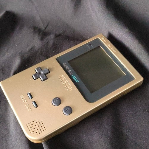 Nintendo Game boy Light Gold color console MGB-101,Manual, and box set, Japan