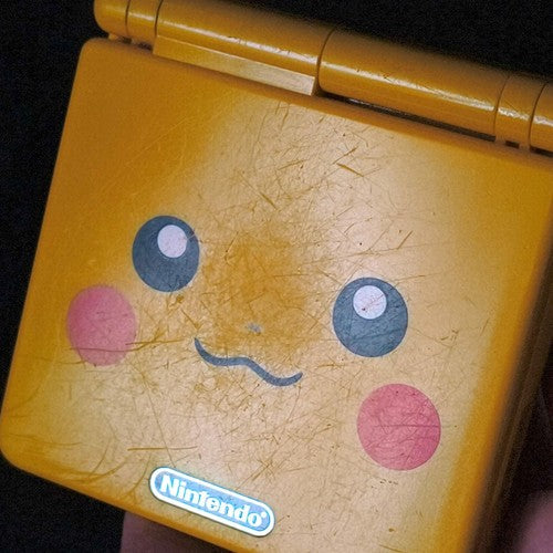 Used, Nintendo GAMEBOY ADVANCE SP Pokemon Center limited Pikachu Yellow console