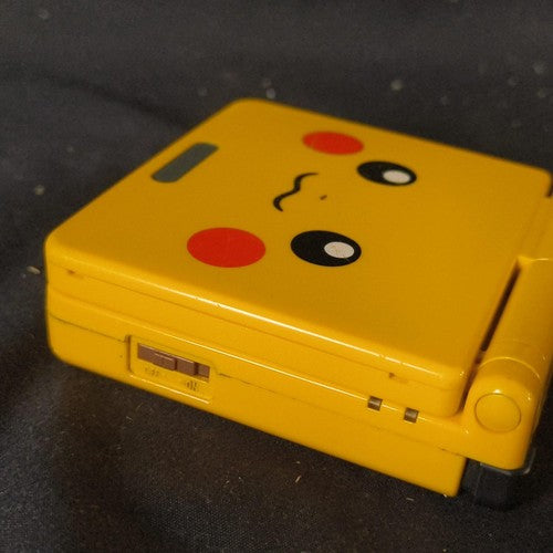Used, Nintendo GAMEBOY ADVANCE SP Pokemon Center limited Pikachu Yellow console