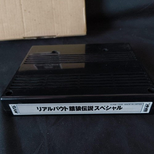 REAL BOUT Fatal Fury Special RBS NEOGEO MVS Cartridge and Instruction cards set