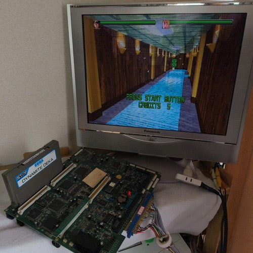 SEGA ST-V STV System JAMMA Motherboard (A Board) Arcade Game, working, Japan