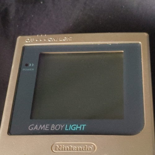 Nintendo Game boy Light Gold color console MGB-101,Manual, and box set, Japan