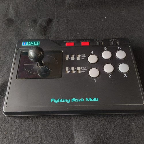 Hori Arcade Fighting Stick Multi for SNES, PC Engine, Megadrive Boxed set, Japan