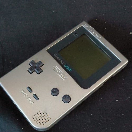 Used, Nintendo Gameboy Light Silver color console MGB-101, Working, Japan