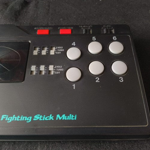 Hori Arcade Fighting Stick Multi for SNES, PC Engine, Megadrive Boxed set, Japan