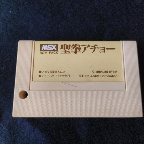 Kung-fu acho (Spartan-X) MSX/MSX2 Game Cartridge, Manual, Boxed, Working, Japan