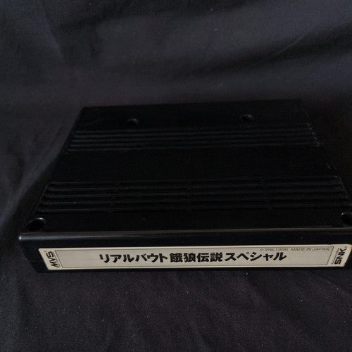 REAL BOUT Fatal Fury Special RBS NEOGEO MVS Cartridge and Instruction cards set