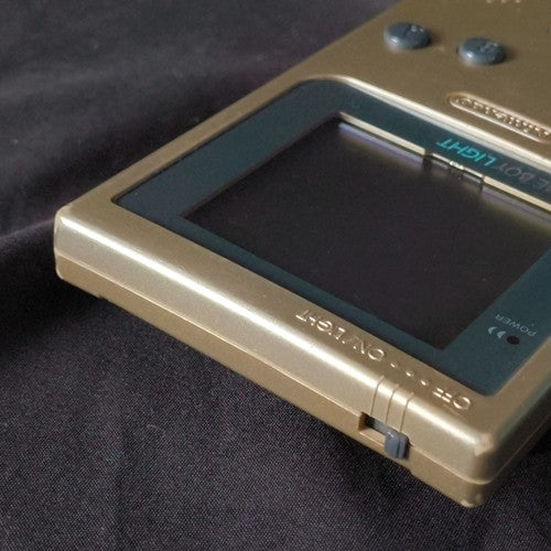 Nintendo Game boy Light Gold color console MGB-101,Manual, and box set, Japan