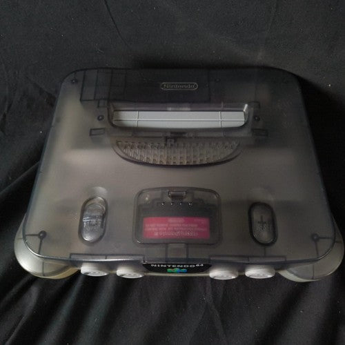 Nintendo 64 Clear Smoke Gray limited edition Console, Pad, Cable, Japan, Working
