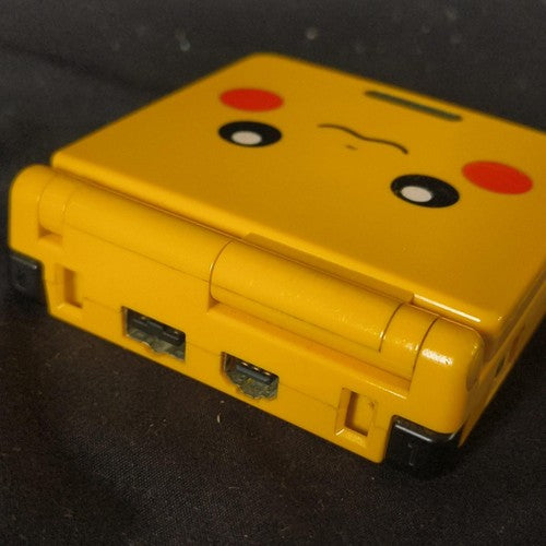 Used, Nintendo GAMEBOY ADVANCE SP Pokemon Center limited Pikachu Yellow console
