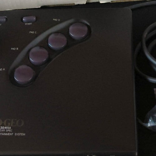 SNK NEO GEO Fighting JOY STICK Controller with Box set, Working, Japan