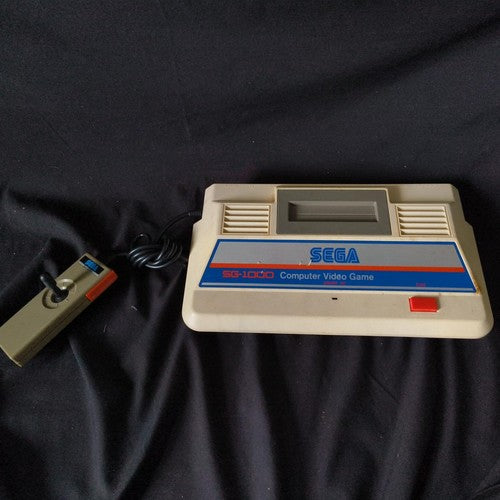 Used, SEGA SG-1000 Console System, Installed Pad, PSU and Game, Working, Japan