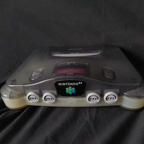 Nintendo 64 Clear Smoke Gray limited edition Console, Pad, Cable, Japan, Working
