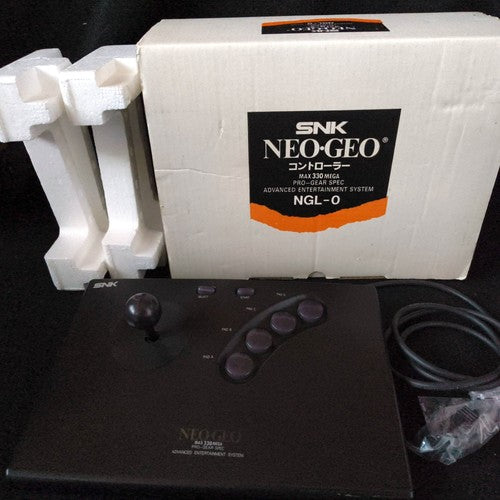 SNK NEO GEO Fighting JOY STICK Controller with Box set, Working, Japan