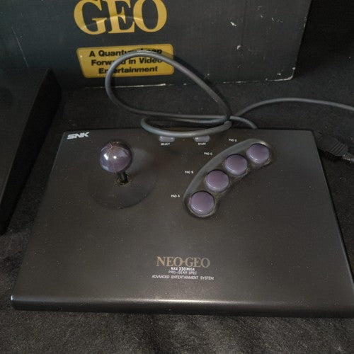 SNK NEOGEO AES ROM cartridge system Console NEO-0, w/PSU, Pad, Box set, Japan