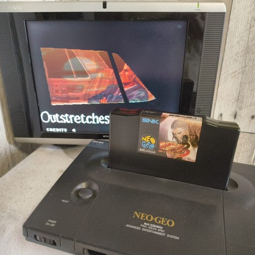 SNK NEOGEO AES ROM cartridge system Console NEO-0, w/PSU, Pad, Box set, Japan